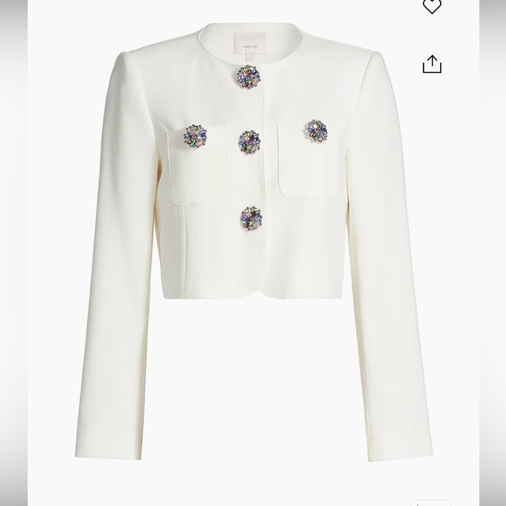 Cinq à Sept Auden Collarless Jacket